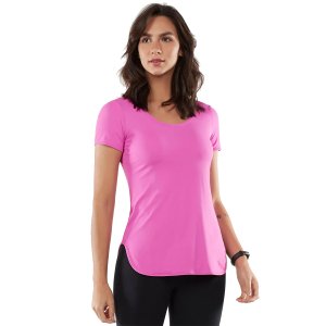 Camiseta Alto Giro Skin Fit Alongada Feminina 2131702-C5290