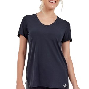 Camiseta Alto Giro Skin Fit Alongada V Feminina 101701-C0049