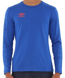 Camiseta Umbro M/L TWR Docket Masculina 821876-333