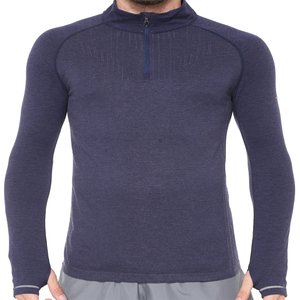 Camiseta Mizuno M/L Run Seamless Crew Masculino 4134663-0872