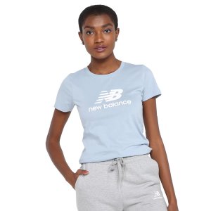 Camiseta New Balance Essentials Feminina WT31546B-LAY
