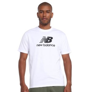 Camiseta New Balance Essentials Masculina MT31541B-WT