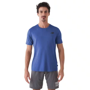Camiseta New Balance M/C Active Logo Masculina MT41070B-SET