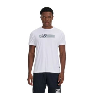 Camiseta New Balance M/C Box Performance Masc MT51072B-WT