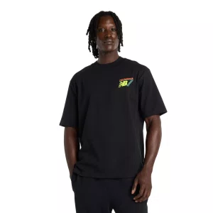 Camiseta New Balance M/C Neon Heat Map Masculino MT61V4ZG-BK