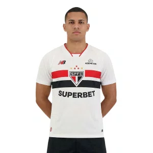 Camiseta New Balance M/C São Paulo I 26 Masc MT831869-BVP