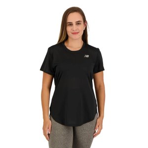 Camiseta New Balance Mini Logo Feminina WT23222B-BK