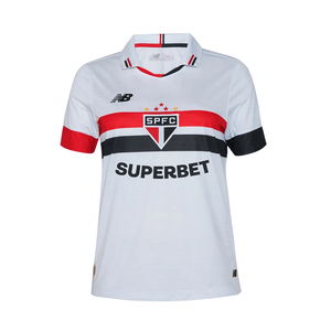 Camiseta New Balance São Paulo I 24 Torcedor Masc MT830476 Camiseta New Balance São Paulo I 24 Torcedor Masc MT830476