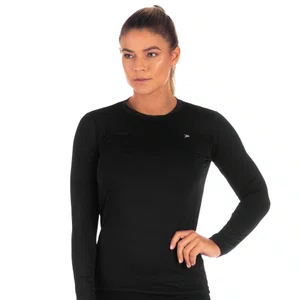 Camiseta Poker M/L Térmica Skin New Feminino 04499-PT