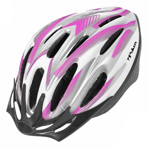 Capacete Bike Poker Out Mold Wind. C/ Luz Unissex 09058-BRCP