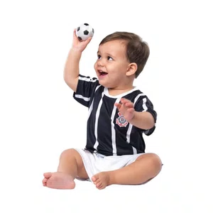 Conjunto Inf Torcida Baby Corinthians Sublimado 031SS-COR Conjunto Inf Torcida Baby Corinthians Sublimado 031SS-COR
