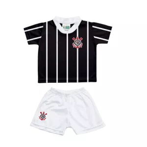 Conjunto Infantil Torcida Baby Corinthians Sublimado 031S-COR Conjunto Infantil Torcida Baby Corinthians Sublimado 031S-COR