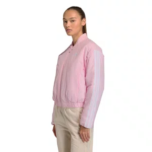 Jaqueta Adidas Bomber Essentials 3 Stripes Feminina KH4257