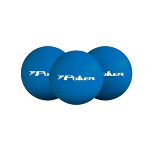 Kit Bolas Poker de Borracha P/ Frescobol C/3 09162-AZ