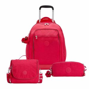 Kit Kipling Mochila, Estojo e Lancheira Unissex
