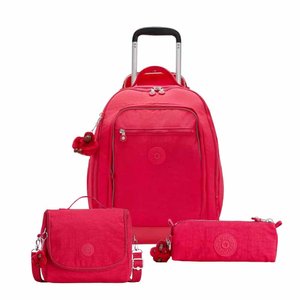 Kit Kipling Mochila, Estojo e Lancheira Unissex