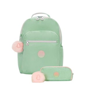 Kit Kipling Mochila e Estojo Unissex
