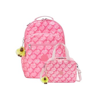 Kit Kipling Mochila e Lancheira Unissex