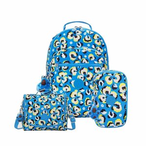 Kit Kipling Mochila, Estojo e Lancheira Unissex