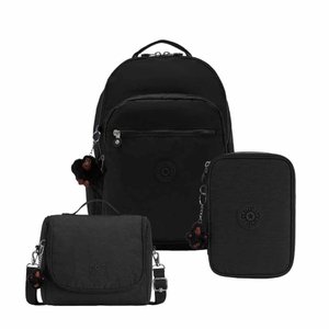 Kit Kipling Mochila, Estojo e Lancheira Unissex