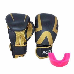Kit Luva de Boxe e Protetor Bucal