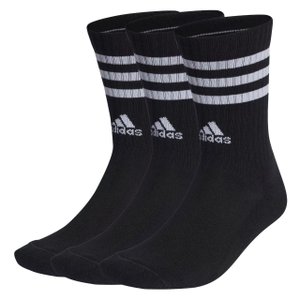 Kit Meia Adidas Cano Alto 3 Listras 3 Pares Unissex IC1321