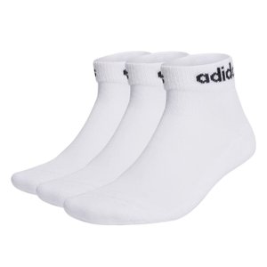 Kit Meia Adidas Cano Médio Linear (3 Pares) Unissex HT3457