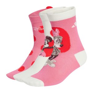 Kit Meia Infantil Adidas Minnie 3 Pares Disney JH3267