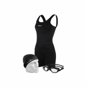 Kit Natação Maiô, Touca e Óculos