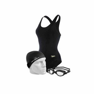 Kit Natação Maiô, Touca e Óculos