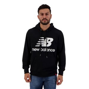 Moletom New Balance Essentials Stacked Masculino BMT03558BK