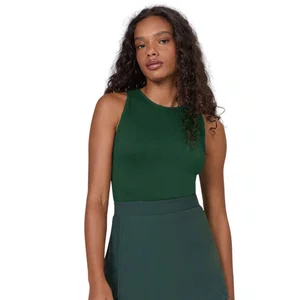 Regata Alto Giro Canelada Sem Costura Feminina 101617-C0243