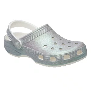 Sandália Crocs Iridescent Glitter Clog Unissex 211005-100 Ativa