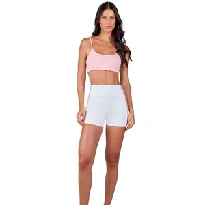 Shorts Alto Giro C/ Recortes Laterais Feminino 2521101-C5100