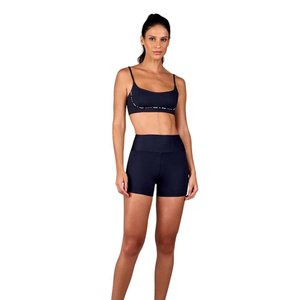 Shorts Alto Giro Clássica Bolsos Feminina 2521104-C0049