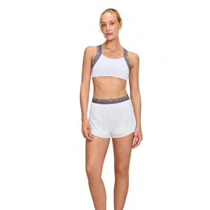 Shorts Alto Giro Sobreposto Cós Elástico Fem 2531009-C0001