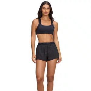 Shorts Alto Giro Sobreposto Cós Elástico Fem 2531009-C0049