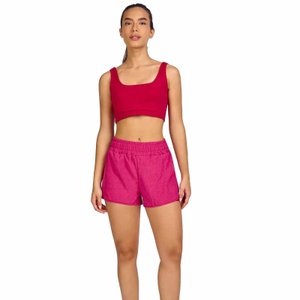 Shorts Alto Giro Tecnopan Abertura Lateral Fem 2331029-C5654