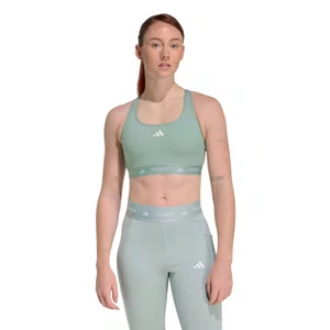 Top Adidas Techfit Suporte Médio Feminino JZ4971