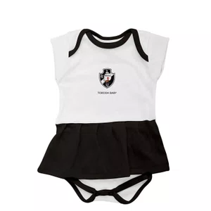 Vestido Body Infantil Torcida Baby Vasco 033BX-VAS Vestido Body Infantil Torcida Baby Vasco 033BX-VAS