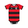 Body Torcida Baby Flamengo Listrado Proteção UV 033XS-FLA Body Torcida Baby Flamengo Listrado Proteção UV 033XS-FLA