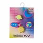 Broche Crocs Lights Neon Planets 5 UN Unissex 10012102-9999