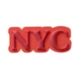 Broche Crocs Red NYC Letters Unissex 10017961-9999