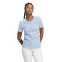Camiseta Adidas Essentials Slim 3 - Stripes Feminina ID0008