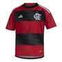 Camiseta Infantil Adidas Flamengo I 23/24 Torcedor  HS5194