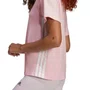 Camiseta Adidas M/C 3 Stripes Feminina JE1226