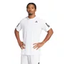 Camiseta Adidas M/C Club 3 Listras Masculina JE0413