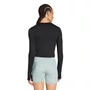 Camiseta Adidas M/L Longa Cropped Essentials Fem KE8416