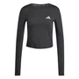 Camiseta Adidas M/L Longa Cropped Essentials Fem KE8416