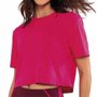 Camiseta Alto Giro Cropped Skin Fit Feminino 2311716-C5552